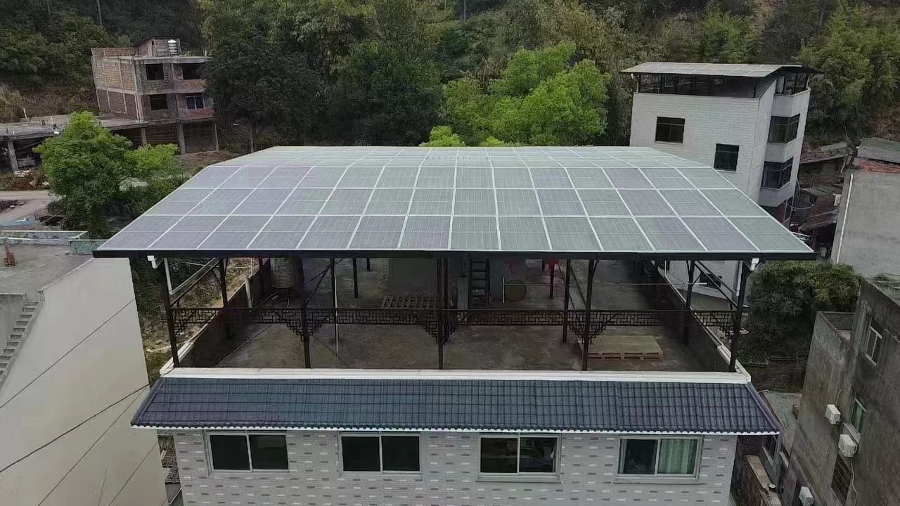 瑞安15kw+10kwh自建别墅家庭光伏储能系统